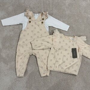 NWT 3 pc David Jones Bunny Outfit - 6 to 12 months